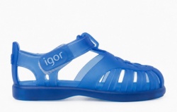sandalias igor tobby velcro azul