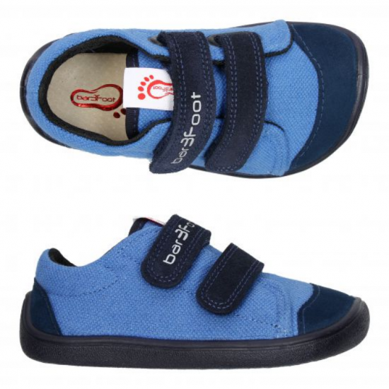 sandalia combinado azul