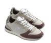 Sneakers Scalpers Skull Insignia Girls color gris y morado con animal print en la parte trasera zapatillas niña Scalpers kids textil con cierre de cordones muy comodas y marca de tendencia - Ítem1