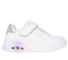 Sneakers niña Skechers Vivid Metallic Los Angeles Street color blanc0 y multicolor air cooled y memory foam zapatillas Skechers muy comodas con cierre de tira adherente y elasticos y lavables en lavadora muy trending - Ítem3