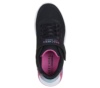 Sneakers niña Skechers Vivid Metallic Los Angeles Street color negro y multicolor air cooled y memory foam zapatillas Skechers muy comodas con cierre de tira adherente y elasticos y lavables en lavadora - Ítem2