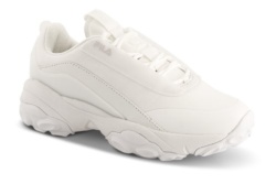 Zapatillas Fila Loligo woman sneakers blancas con plataforma color blanco