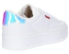 Zapatillas Levis Tampa white mirror sneakers Levis con plataforma color blanco cordones - Ítem4