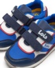 Zapatillas Lois azul sneackers textil con velcro - Ítem2