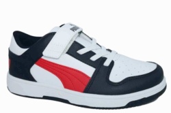 zapatillas puma color rojo