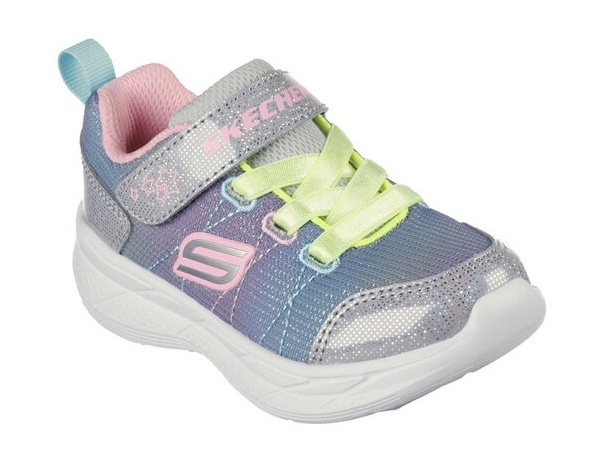 Skechers gris hotsell y rosa