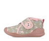Zapatillas de Casa niña de la marca Biomecanics color maquillaje con estampado de gatitos pantuflas Biomecanics bioevolution de gabardina muy comodas con plantilla extraible y cierre de tira adherente avaladas por el IBV gama biohome de Biomecanics - Ítem1