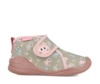 Zapatillas de Casa niña de la marca Biomecanics color maquillaje con estampado de gatitos pantuflas Biomecanics bioevolution de gabardina muy comodas con plantilla extraible y cierre de tira adherente avaladas por el IBV gama biohome de Biomecanics - Ítem4