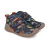 Zapatillas de Casa niño de Biomecanics color azul marino con estampado de dinosaurios pantuflas Biomecanics bioevolution de gabardina muy comodas con plantilla extraible y cierre de tira adherente avaladas por el IBV gama biohome de Biomecanics - Ítem3