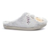 Zapatillas de casa Zapy color gris perla con con perro salchicha pantuflas Zapy abiertas por detras para poner y quitar facilmente muy comodas y calentitas para este invierno y fabricadas en España por Zapy - Ítem1