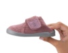 Zapatillas de casa niña Igor barefoot modelo Homie pana color rosa calzado respetuoso de Igor con cierre de tira adherente muy comodas y calentitas fabricadas en España - Ítem2