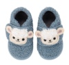 Zapatillas de casa niña de la marca Igor barefoot modelo Homie oveja de color azul oceano calzado respetuoso de Igor con cierre de tira adherente para una facil colocacion muy comodas y calentitas perfectas para esta temporada - Ítem3