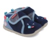 Zapatillas de casa niño Biomecanics barefoot gama Biohome sensorial color azul marino con osito pantuflas gama biogateo para gateo y primeros pasos muy comodas y flexibles lavables a mano - Ítem3
