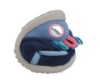 Zapatillas de casa niño Biomecanics barefoot gama Biohome sensorial color azul marino con osito pantuflas gama biogateo para gateo y primeros pasos muy comodas y flexibles lavables a mano - Ítem1