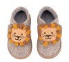 Zapatillas de casa niño Igor barefoot modelo Homie Leon color taupe calzado respetuoso de Igor con cierre de tira adherente muy comodas - Ítem3