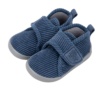 Zapatillas de casa niño Igor barefoot modelo Homie pana color azul calzado respetuoso de Igor con cierre de tira adherente muy comodas y calentitas fabricadas en España - Ítem2