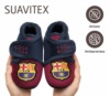 Zapatillas de casa niño Marpen oficiales del FC Barcelona color blaugrana con escudo del Barça pantuflas oficiales y originales del Barça muy comodas y calentitas ideales para regalar y disfrutar de un partido de futbol en casa made in Spain - Ítem3