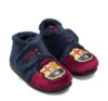 Zapatillas de casa niño Marpen oficiales del FC Barcelona color blaugrana con escudo del Barça pantuflas oficiales y originales del Barça muy comodas y calentitas ideales para regalar y disfrutar de un partido de futbol en casa made in Spain - Ítem1