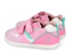Zapatillas niña Biomecanics barefoot de rejilla color rosa verde y blanc0 zapato sport de Biomecanics calzado respetuoso con el desarrollo natural del pie para gateo y primeros pasos con cierre de doble tira adherente muy comodos y flexibles - Ítem4