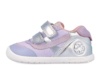 Zapatillas niña Biomecanics barefoot metalcris color plata y lila con cierre de doble tira adherente para un perfecto ajuste zapato sneakers metalizado de calzado respetuoso de Biomecanics muy comodos y flexibles y muy trending - Ítem1