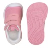 Zapatillas niña Chetto Baby Free barefoot modelo Mesh rosa y blanc0 deportivas para peques calzado respetuoso de la marca Chetto ligeras comodas y muy flexibles con cierre de doble tira adherente by Chetto designed in Spain - Ítem2