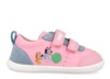 Zapatillas niña Garvalin barefoot con estampado de la franquicia Bluey y Bingo color rosa y gris con puntera reforzada y cierre de doble tira adherente para un perfecto ajuste deportivo de calzado respetuoso de Garvalin muy comodos y flexibles - Ítem3