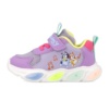 Zapatillas niña Garvalin con luces y con estampado de la franquicia Bluey y Bingo puntera reforzada cierre de tira adherente y elasticos deportivo de color lila y multicolor con luces - Ítem3