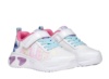 Zapatillas niña Geox Lilo&Stitch de la factoria Disneys deportivas de tela con luces en la suela de Geox respira con cierre de tira adherente y elasticos color blanc0 rosa y aqua a las peques les encantara sentirse como en la peli de Lilo & Stitch - Ítem3