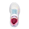 Zapatillas niña Geox Lilo&Stitch de la factoria Disneys deportivas de tela con luces en la suela de Geox respira con cierre de tira adherente y elasticos color blanc0 rosa y aqua a las peques les encantara sentirse como en la peli de Lilo & Stitch - Ítem1