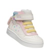 Zapatillas niña Geox modelo Eclyper baby girl color blanc0 rosa y azul con estrellas y unicornio muy bonitas zapatillas tipo bota Geox respira con cierre de tira adherente y elasticos con suela de membrana transpirable con la calidad de Geox - Ítem4