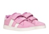 Zapatillas niña Geox modelo J Eclyper color rosa y blanc0 deportivas de piel Geox respira con cierre de doble tira adherente sneakers para niña by Geox muy trending comodos y con la calidad de Geox respira - Ítem4
