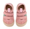 Zapatillas niña Igor barefoot modelo Berlin color rosa y verde calzado respetuoso de piel sneakers de la marca Igor muy comodas y flexibles con puntera reforzada y cierre de doble tira adherente made in Spain - Ítem4