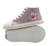 Zapatillas niña Mustang Free barefoot color Christie pink rosa con glitter y unicornio con luces en los cordones con boton on off deportivos tipo bota de Mustang calzado respetuoso con cierre de cremallera lateral y puntera reforzada by Mustang free - Ítem1