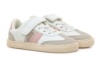 Zapatillas niña Mustang calzado respetuoso modelo Modern white Losfo light pink blanc0 gris y rosa escolares barefoot Mustang muy comodas diseñadas por el Dr. Juanjo López, traumatólogo deportivo e infantil con cierre de tira adherente y elasticos - Ítem3