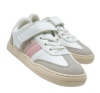 Zapatillas niña Mustang calzado respetuoso modelo Modern white Losfo light pink blanc0 gris y rosa escolares barefoot Mustang muy comodas diseñadas por el Dr. Juanjo López, traumatólogo deportivo e infantil con cierre de tira adherente y elasticos - Ítem1