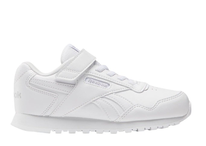Zapatillas niña Reebok modelo Glide Elastic lace and top strap color blanc0 sneakers running Reebok muy trending con cierre de tira adherente y elasticosdeportivas unisex de la marca Reebok muy comodas y trending