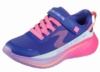 Zapatillas niña Skechers Imara Lite color azul navy fucsia y multicolor diseñadas en Los Angeles deportivas Skechers muy comodas con cierre de tira adherente y elasticos y lavables en lavadora con sistema easy on off - Ítem2