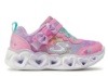 Zapatillas niña Skechers heart lights con luces en los corazones deportivas Skechers rosa lavanda y multicolor con cierre de tira adherente que incluye un lazo y elasticos muy bonitas - Ítem1