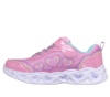 Zapatillas niña Skechers heart lights con luces en los corazones modelo Bubble Love deportivas Skechers color rosa lavanda y multicolor con cierre de tira adherente y elasticos muy bonitas y comodas by Skechers - Ítem1