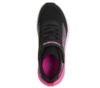 Zapatillas niña Skechers modelo Elite Sport Pulse color negro y rosa intenso deportivas Skechers muy comodas con cierre de tira adherente y elasticos lavables en lavadora y con sistema easy on off con absorbing foam y suela con extra agarre - Ítem1