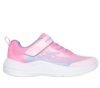 Zapatillas niña Skechers modelo Microspec Advance color rosa claro y lavanda con cierre de tira adherente y elasticos deportivas Skechers easy on easy off lavables en lavadora muy comodas - Ítem4