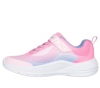 Zapatillas niña Skechers modelo Microspec Advance color rosa claro y lavanda con cierre de tira adherente y elasticos deportivas Skechers easy on easy off lavables en lavadora muy comodas - Ítem1