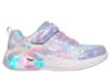 Zapatillas niña Skechers modelo Unicorn dreams heart sparkless con unicornio corazones y luces en unicornio y boton on y off sneakers Skechers color lavanda y multicolor con sistema easy on easy off y cierre de tira adherente y elasticos preciosas - Ítem1