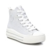 BOTAS TIPO CONVERSE PLATA GLITTER - Item1
