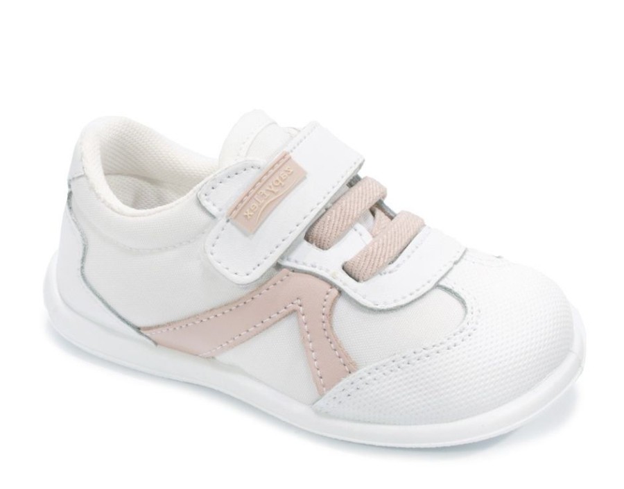 ZAPATILLAS ZAPY MANDARINA BLANCO ROSA