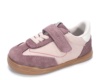 Zapatillas niña Zapy modelo Modena color lis, blanc0 y vino calzado barefoot con cierre de tira adherente y elasticos calzado respetuoso Zapyflex natural steps made in Spain muy comodas y flexibles sneakers barefoot con la calidad de Zapy - Ítem1