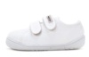 Zapatillas niña Zapy modelo Poniente color blanc0 calzado respetuoso barefoot unisex muy comodas y super flexibles lonetas Zapyflex con cierre de doble tira adherente made in Spain - Ítem1