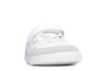 Zapatillas niña barefoot de la marca Xti color blanc0 y rosa sneakers de calzado respetuoso Xti free walking con cierre de tira adherente y elasticos muy comodas y ligeras con certificado Vegano y tecnologia comfort tech y memory foam pro - Ítem1