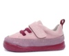 Zapatillas niña barefoot de la marca Zapy modelo Palermo zapatos Brucher color vino y rosa sneakers Zapyflex calzado respetuoso fabricado en España con cierre de tira adherente y elasticos muy comodas y flexibles - Ítem1