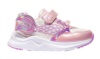 Zapatillas niña de la marca Conguitos sneakers con luces y cola de sirena rosa y multicolor muy cómodas y ligeras con cierre de velcro y elasticos - Ítem1